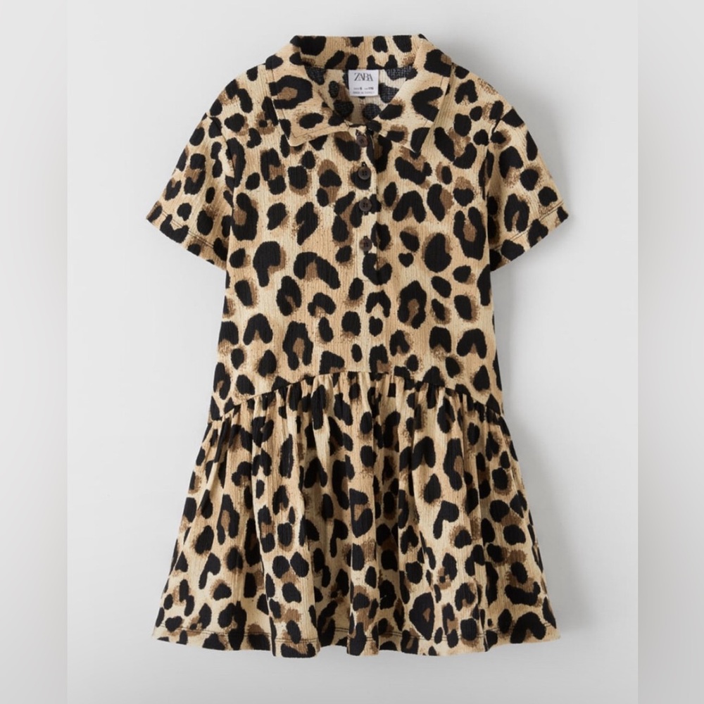 Zara Girls Leopard Dress
